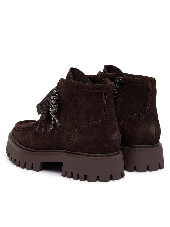 Guess Schnürschuhe Guess FLFMAA SUE10 Dunkelbraun