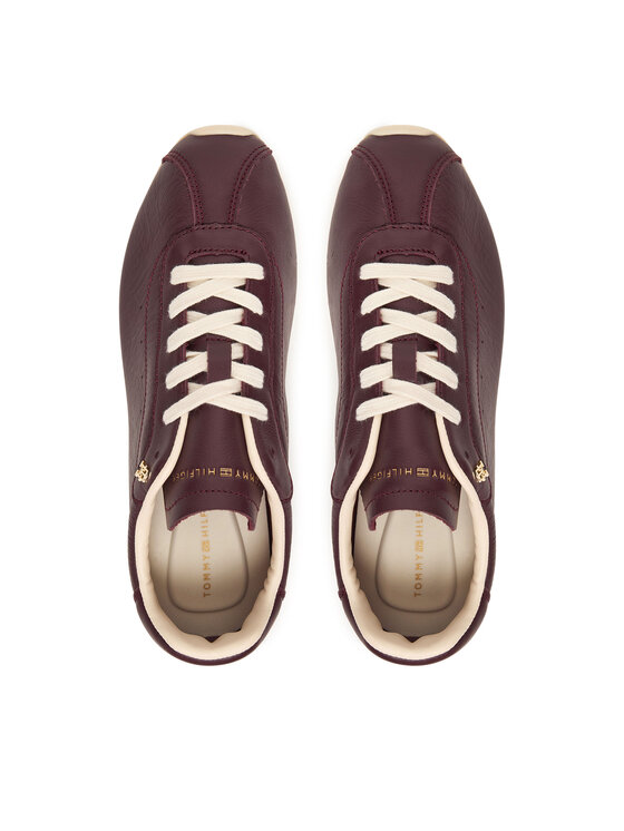 Tommy Hilfiger Snīkeri Tommy Hilfiger Th Low Profile Runner FW0FW08951 Bordo