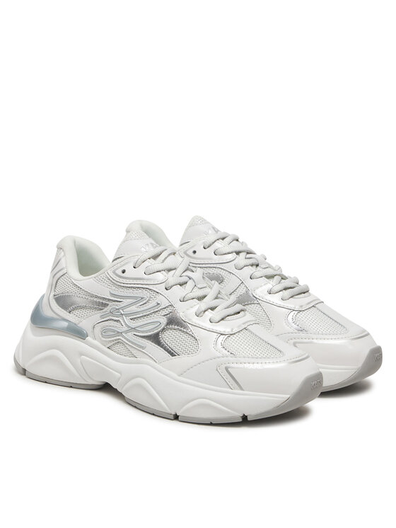KARL LAGERFELD Sneakersy KARL LAGERFELD Komet KL65625 Bílá