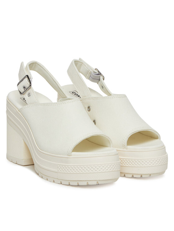 Converse Sandále Converse Chuck 70 De Luxe Heel Sandal Platform A13796C Écru