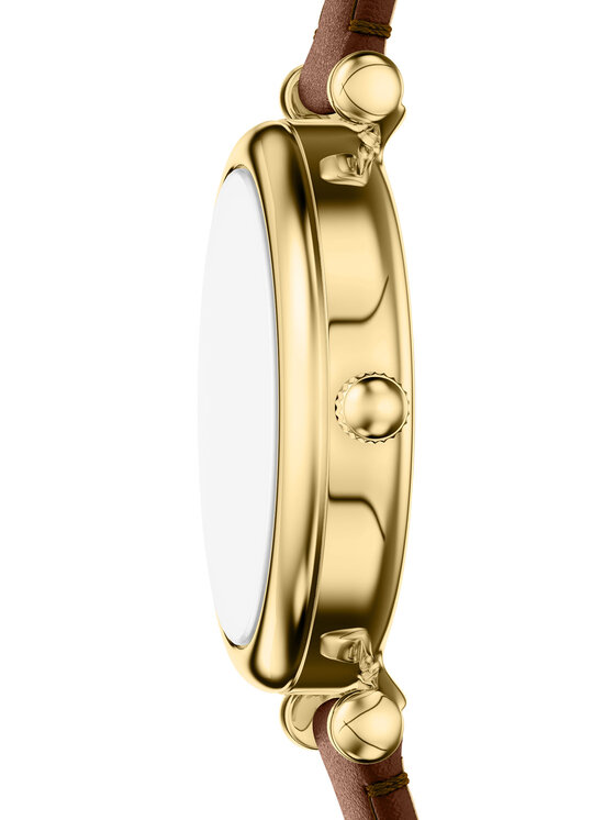 Fossil Ročna ura Fossil Carlie ES5464 Rjava