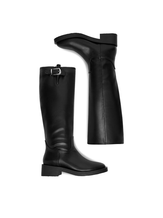 Nine West Μπότες Ιππασίας Nine West CEO-259-225 03 Μαύρο