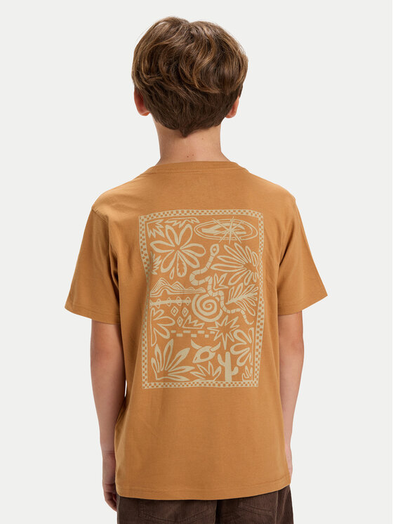 Quiksilver Quiksilver Футболка Hw Snaky Ways EQBZT04912 Коричневий Regular Fit
