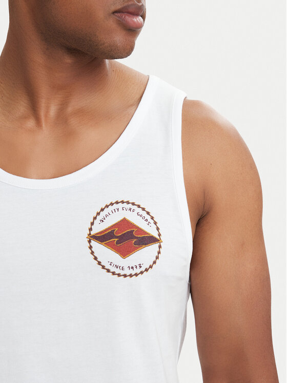 Billabong Billabong Camiseta sin mangas Rotor Diamond EBYZT00303 Blanco Regular Fit