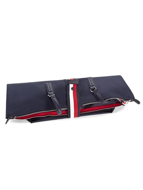Tommy Hilfiger Torbica Tommy Hilfiger Poppy Tote AW0AW04302 Tamnoplava