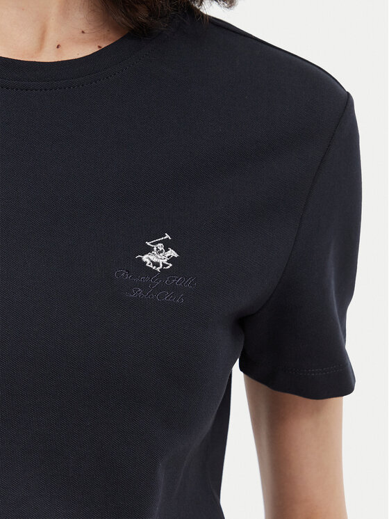 Beverly Hills Polo Club Beverly Hills Polo Club Camiseta P-SS26W-TS516523 Azul marino Regular Fit