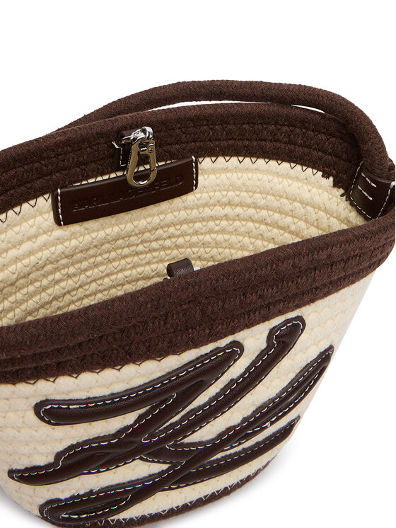 KARL LAGERFELD Ročna torba KARL LAGERFELD B1W46081 Črna