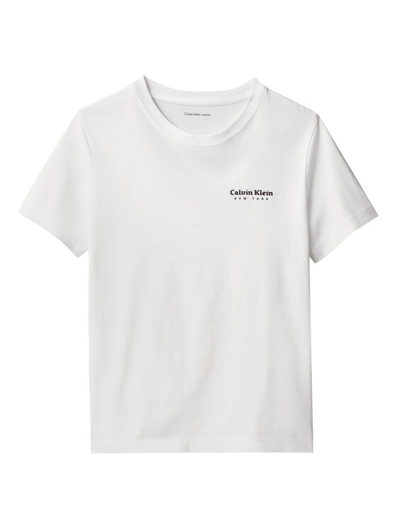 Calvin Klein Jeans Calvin Klein Jeans Camiseta Minimal Logo IB0IB02608 Blanco Regular Fit