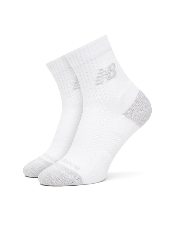 New Balance Dlouhé ponožky New Balance Active Cushion Quarter Socks LAS35204WT Bílá