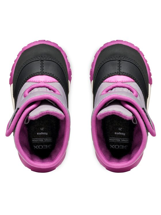 Geox Snehule Geox B Trekkyup B Ab B566MA 054FU C0017 S Čierna