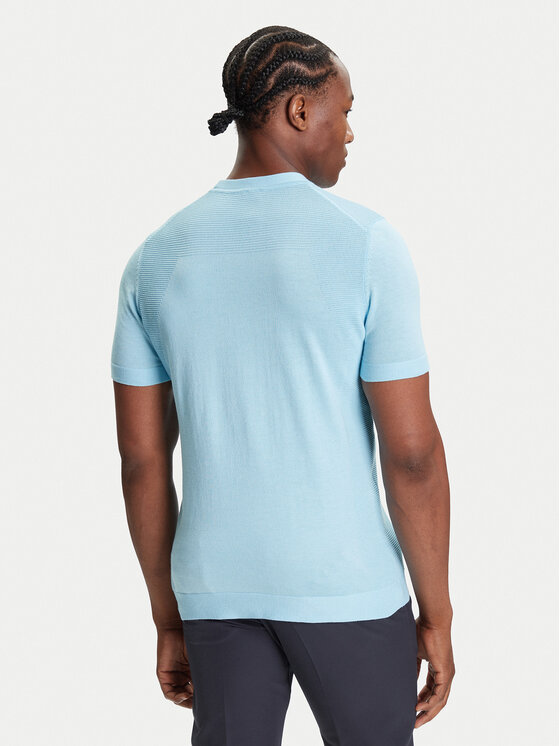 BOSS BOSS Camiseta K_Momentum 50541952 Celeste Regular Fit