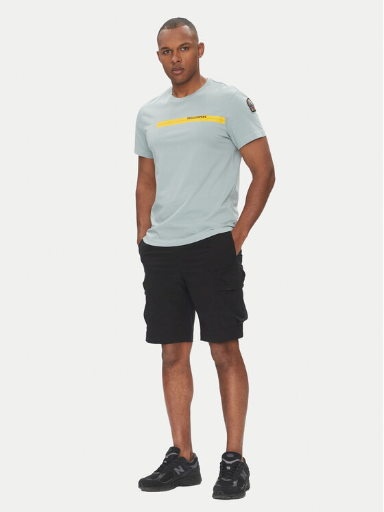 Parajumpers Parajumpers T-Shirt Tape 25SMPMTSIT01 Μπλε Regular Fit