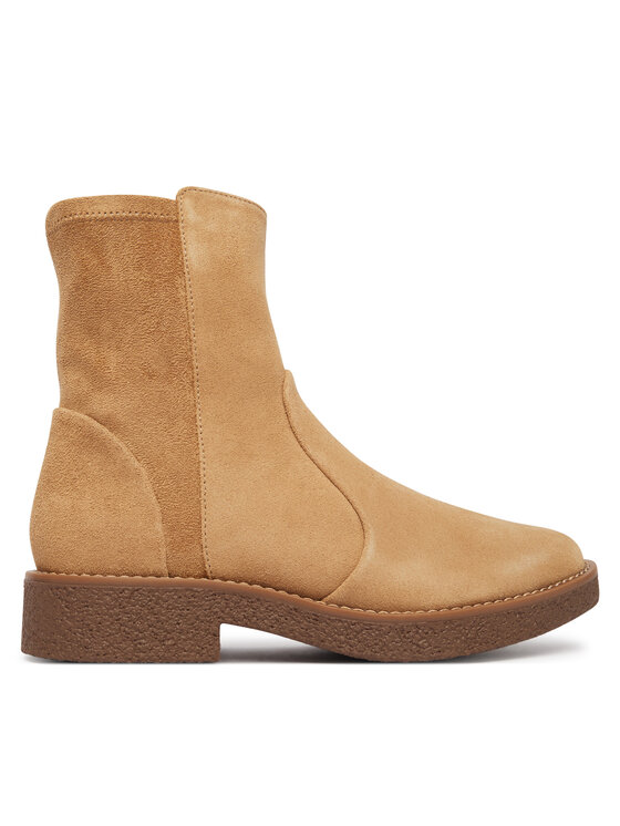 Clarks Боти Clarks Nella Bay 26327196 Бежов