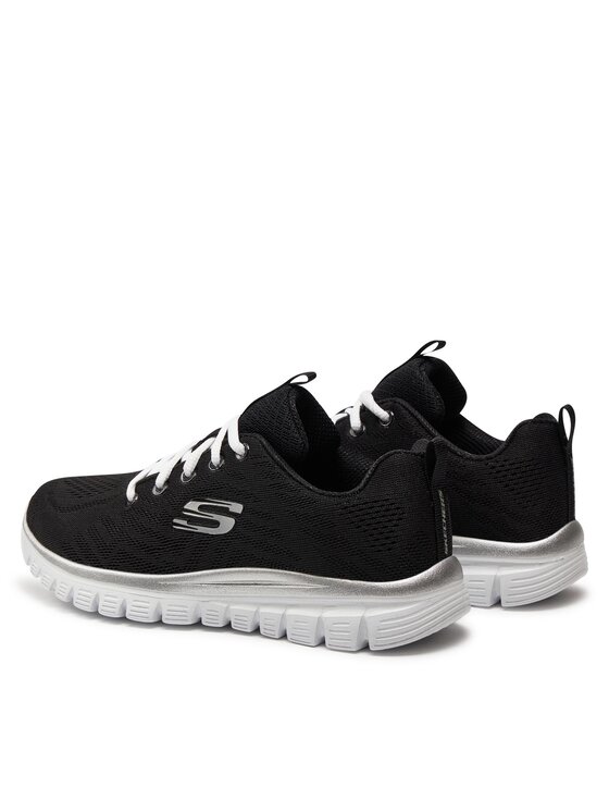 Skechers Sneakersy Skechers Get Connected 12615/BKW Černá