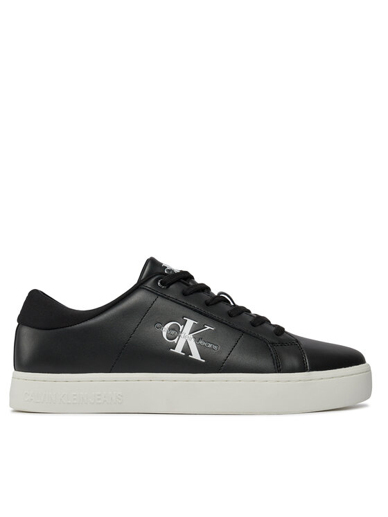 Calvin Klein Jeans Sportcipők Calvin Klein Jeans Classic Cupsole Low Laceup Lth YM0YM00864 Fekete