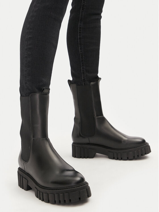 Clarks Členková obuv s elastickým prvkom Clarks Page Top 26178409 Čierna