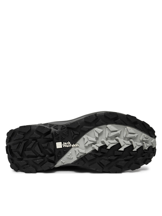 Jack Wolfskin Trekingová obuv Jack Wolfskin Vojo Tour Lt Texapore Mid W A62073 Sivá