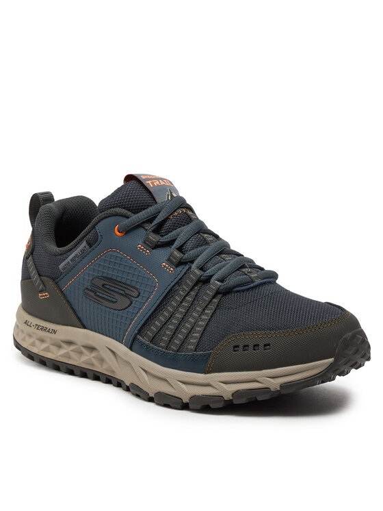 Skechers Trekingová obuv Skechers Escape Plan 51591/NVOR Tmavomodrá