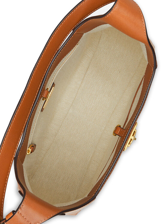 LAUREN RALPH LAUREN Torebka LAUREN RALPH LAUREN Large Tanner Shoulder Bag 431956790001 Brązowy
