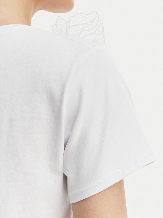 Rinascimento Rinascimento Camiseta CFC0128080003 Blanco Regular Fit