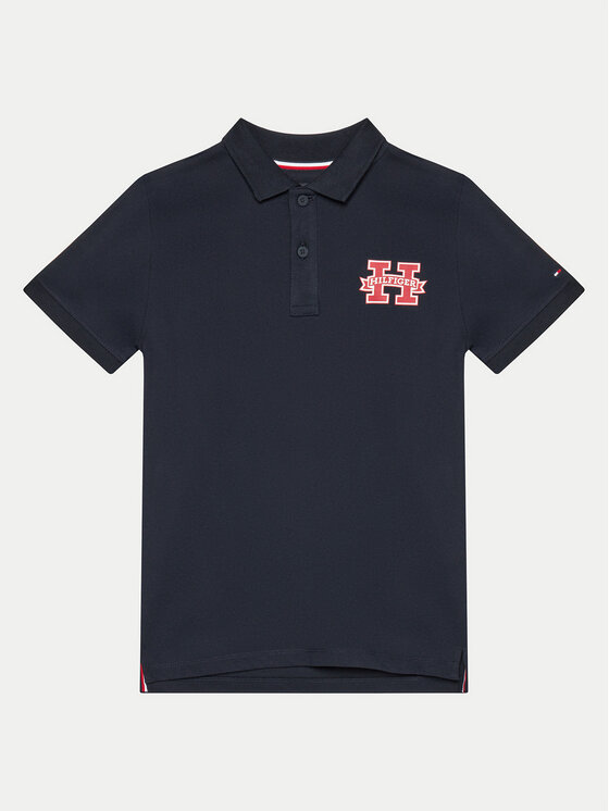 Tommy Hilfiger Tommy Hilfiger Pólóing KB0KB09029 Sötétkék Regular Fit