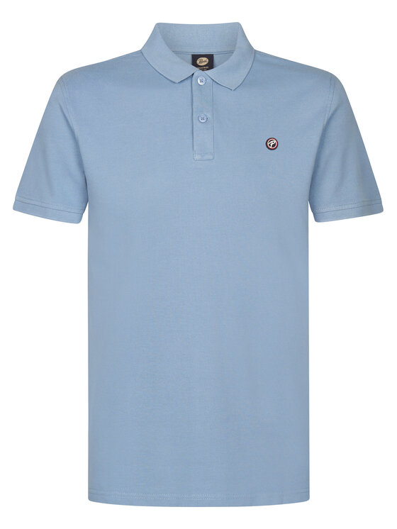 Petrol Industries Petrol Industries Polo M-ROS-POL002 Celeste Regular Fit