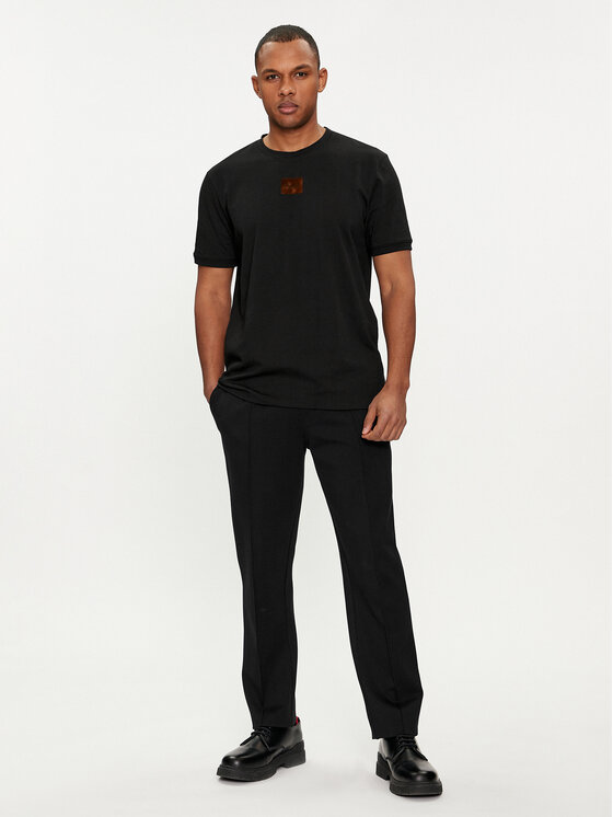 HUGO Hugo T-shirt Diragolino_V 50501005 Nero Regular Fit