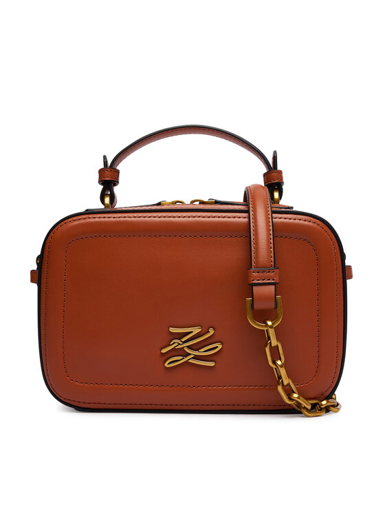 KARL LAGERFELD Kabelka KARL LAGERFELD B1W30269 Hnedá