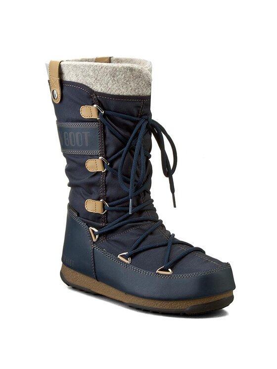 Moon Boot Botas de nieve Moon Boot Monaco Felt 24003200006 Azul marino
