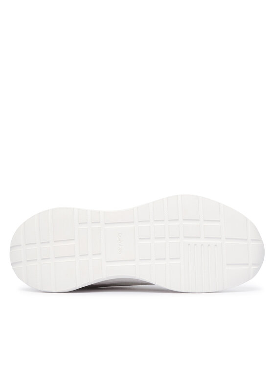Calvin Klein Αθλητικά Calvin Klein Light Eva Run Laceup Sock Jelly HW0HW03434 Λευκό