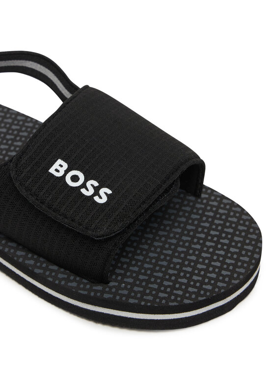 BOSS Sandále BOSS J52820 S Čierna