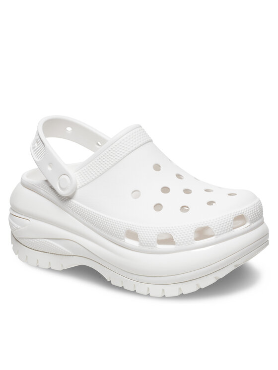 Crocs Шльопанці Crocs Classic Mega Crush Clog 207988 Білий