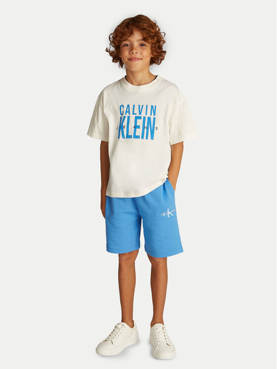 Calvin Klein Jeans Calvin Klein Jeans T-shirt Bold Graphic IB0IB02448 Écru Relaxed Fit