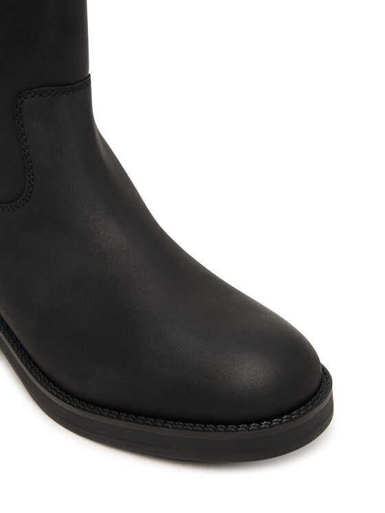 Tommy Jeans Μποτάκια Tommy Jeans Tjw Soft Sole Chelsea Boots Lth EN0EN03080 Μαύρο