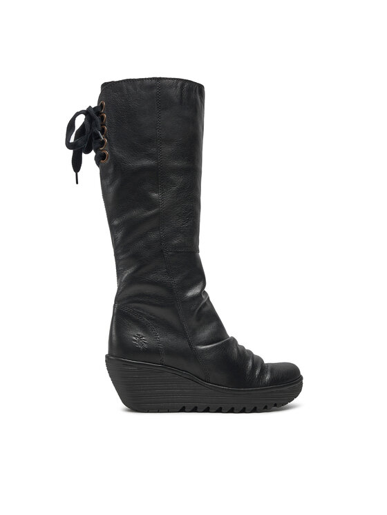 Fly London Čižmy Fly London Yust P500327029 Čierna