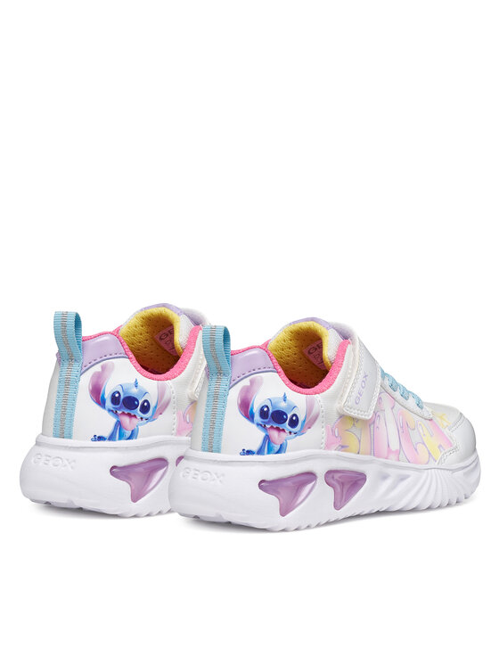 Geox Sneakersy Geox J Assister Girl J65E9B 0AN02 C0653 M Biela