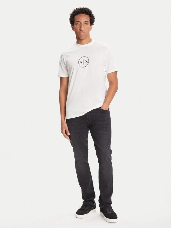 Armani Exchange Armani Exchange Camiseta XM001853 AF10356 U0009 Blanco Regular Fit