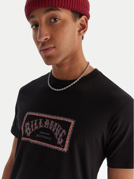 Billabong Billabong Póló Arch Frame EBYZT00341 Fekete Regular Fit
