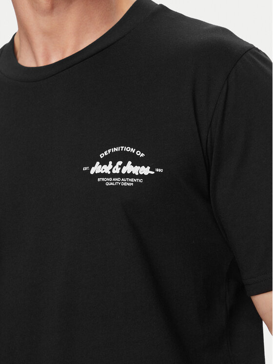 Jack & Jones Jack & Jones Set T-Shirt und Shorts Brandon 12298184 Schwarz Regular Fit