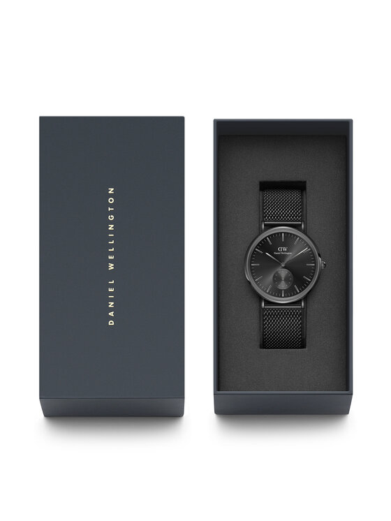 Daniel Wellington Ročna ura Daniel Wellington Classic Multi-Eye Ashfield Onyx DW00100714 Črna