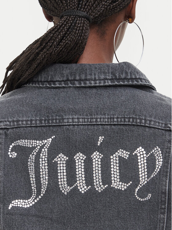 Juicy Couture Juicy Couture Jeansjacke JCDIJ126957 Grau Regular Fit