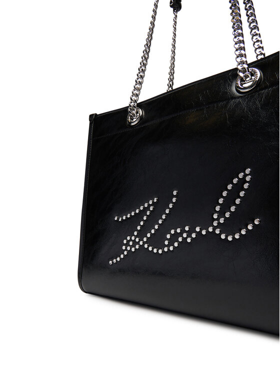 KARL LAGERFELD Kabelka KARL LAGERFELD A3W30031 Čierna