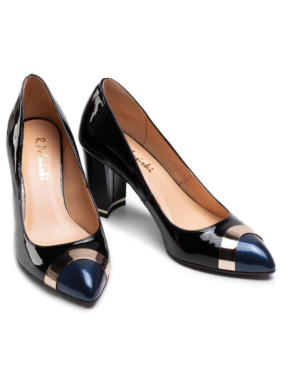 R.Polański Zapatos hasta el tobillo R.Polański 1111 Negro
