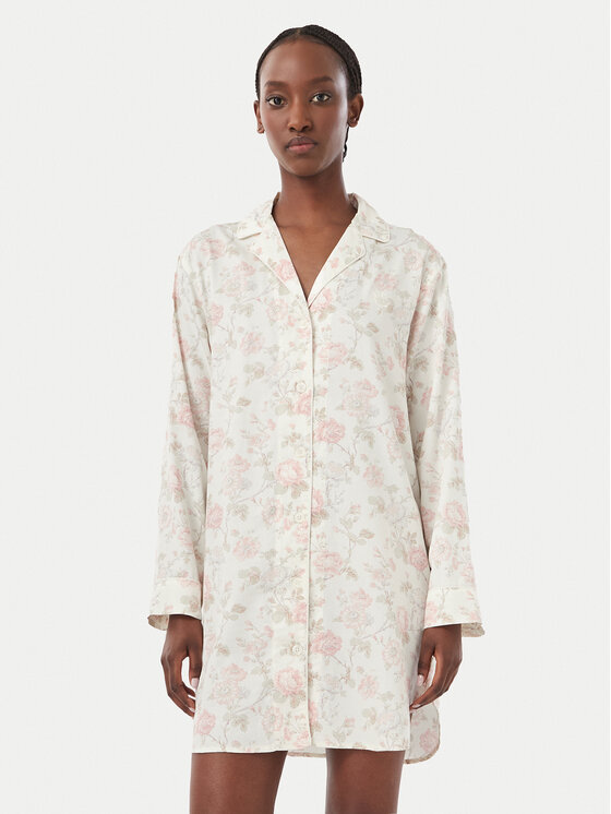 LAUREN RALPH LAUREN LAUREN RALPH LAUREN Нічна сорочка ILN32535 Кремовий Regular Fit