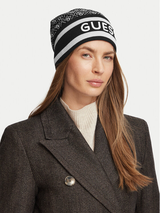 Guess Kepurė Guess W4BZ21 Z3JD2 Juoda