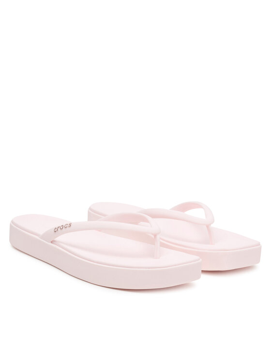Crocs В'єтнамки Crocs Miami Square Flatform Flip 214161 Світло-рожевий