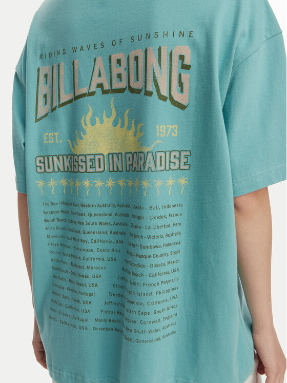 Billabong Billabong Camiseta Reach For Sunshine EBJZT00478 Turquesa Loose Fit