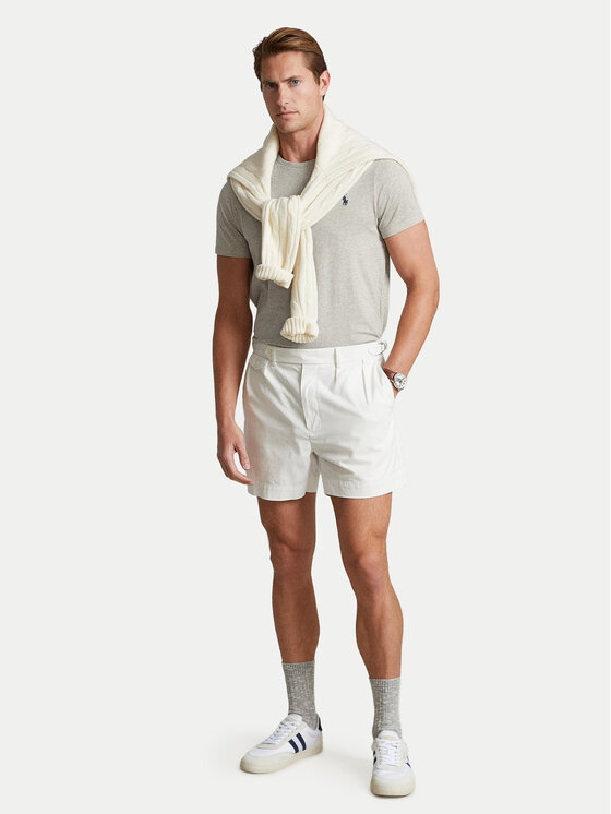 Polo Ralph Lauren Polo Ralph Lauren Футболка Bsr 710680785 Сірий Custom Slim Fit