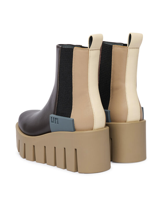 United Nude Botki United Nude Grip Chelsea LO V 1103216116 Brązowy ciemny