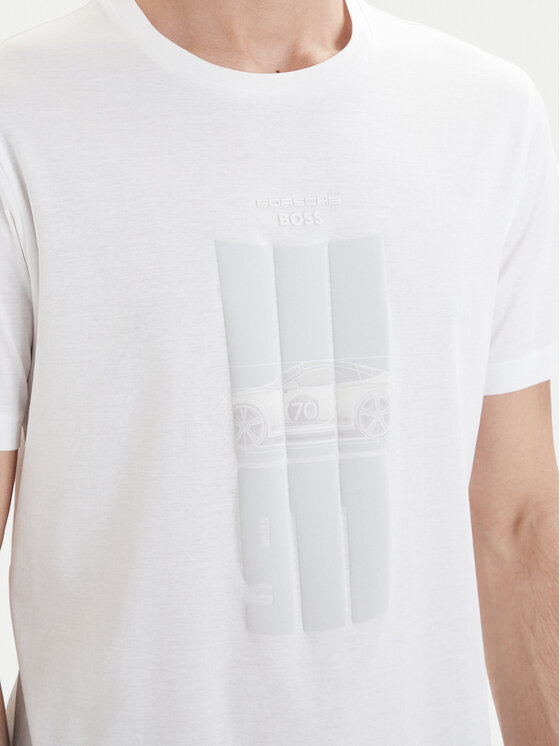 BOSS BOSS Camiseta PS Spirit70 Grx 50559811 Blanco Regular Fit